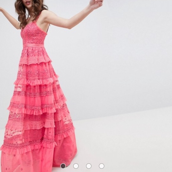 Needle & Thread - Layered Embroidered Maxi Dress - Picture 2 of 3